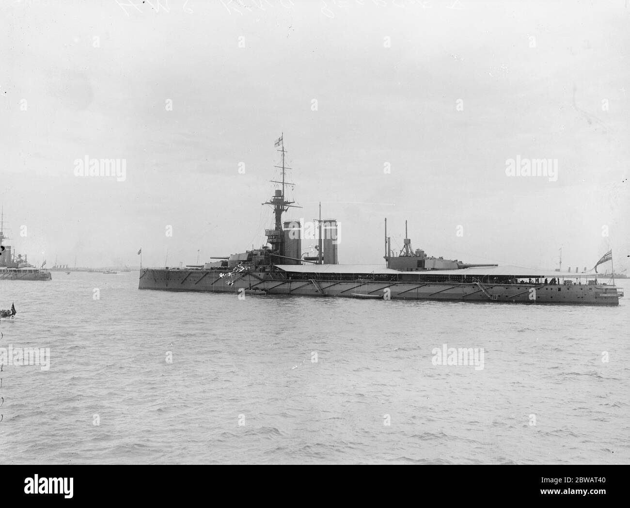 Le premier HMS King George V était une classe V du roi George de 1911 dreadnught, 1914 Banque D'Images