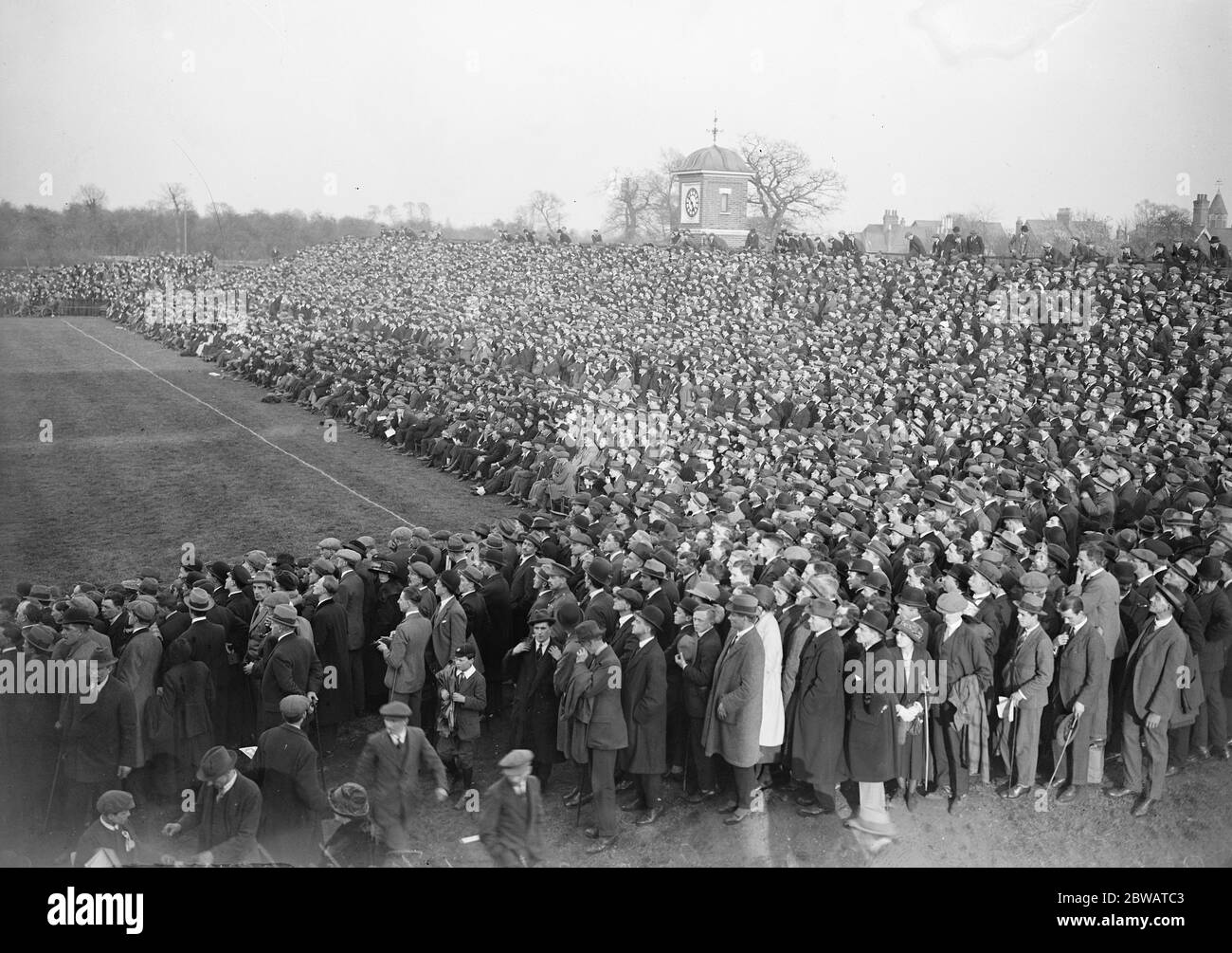 Angleterre verus Ecosse à Twickenham 20 mars 1920 Banque D'Images