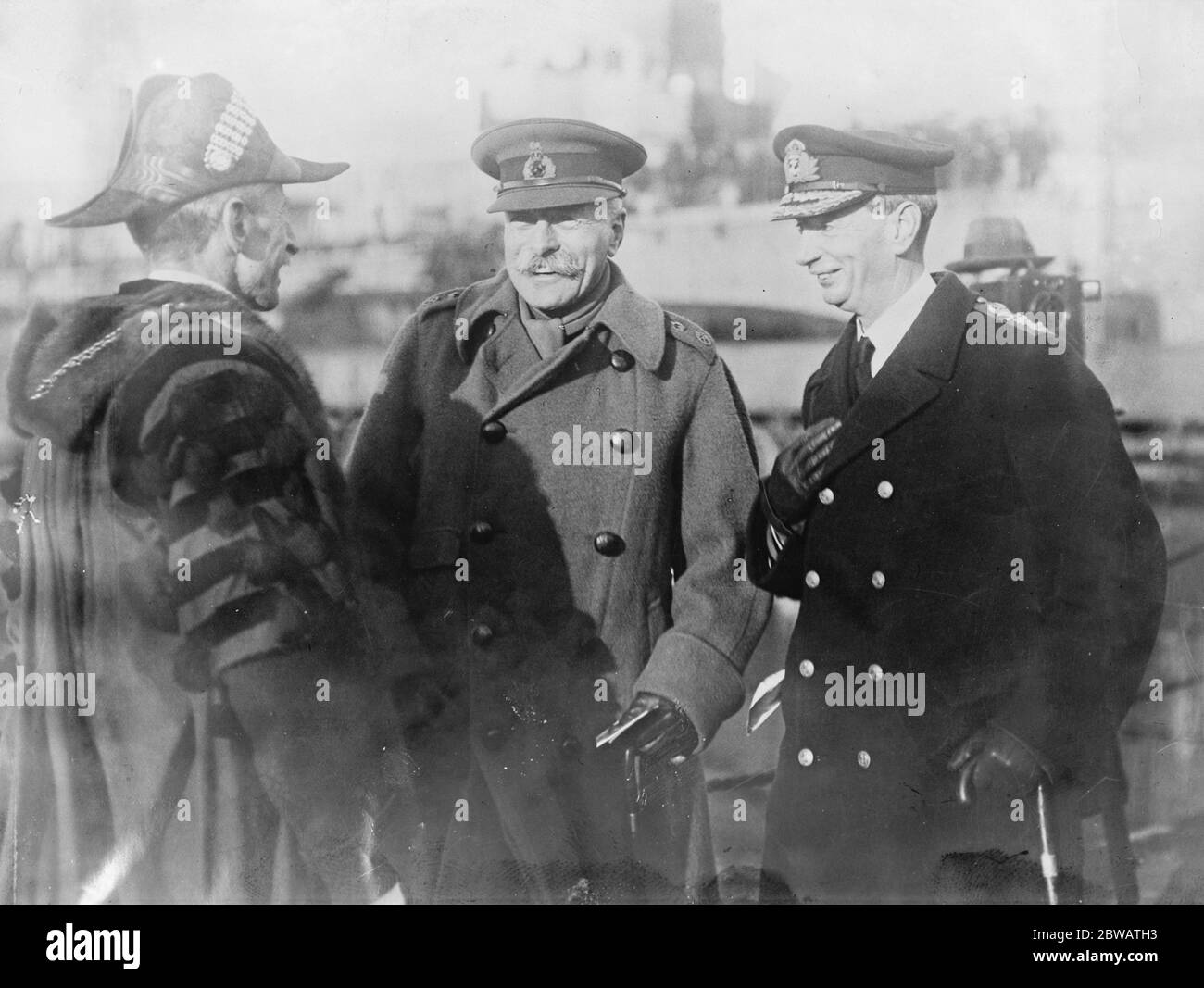 L'amiral Sir Roger Keys et Earl Haig à Douvres, juin 1922 Banque D'Images