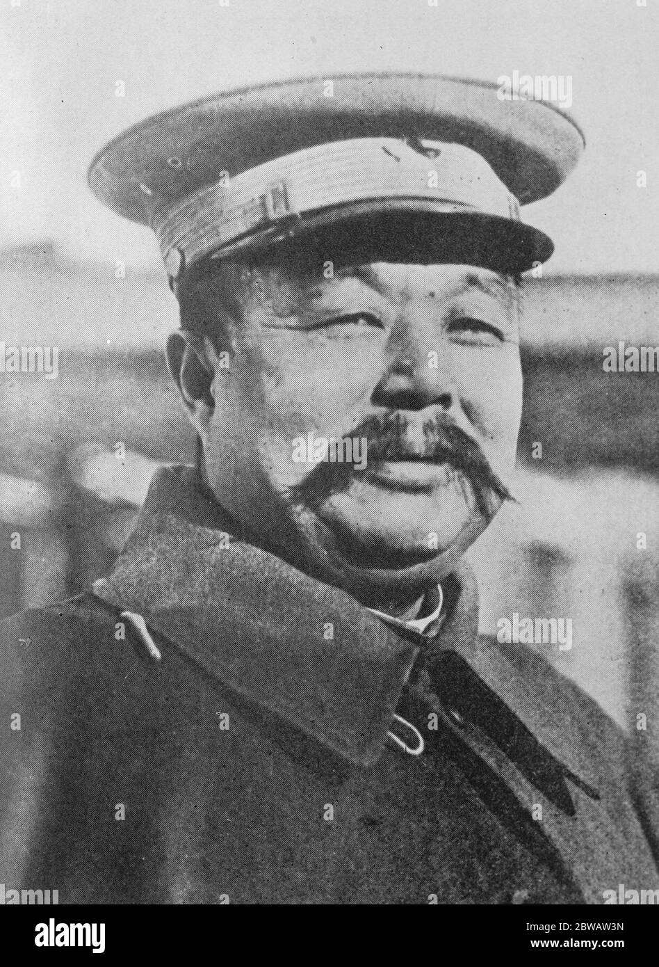 Nouveau président de la Chine . Le général Li Yuan Hung , Président de la Chine , qui vient d'être remis en fonction . 7 juin 1922 Banque D'Images