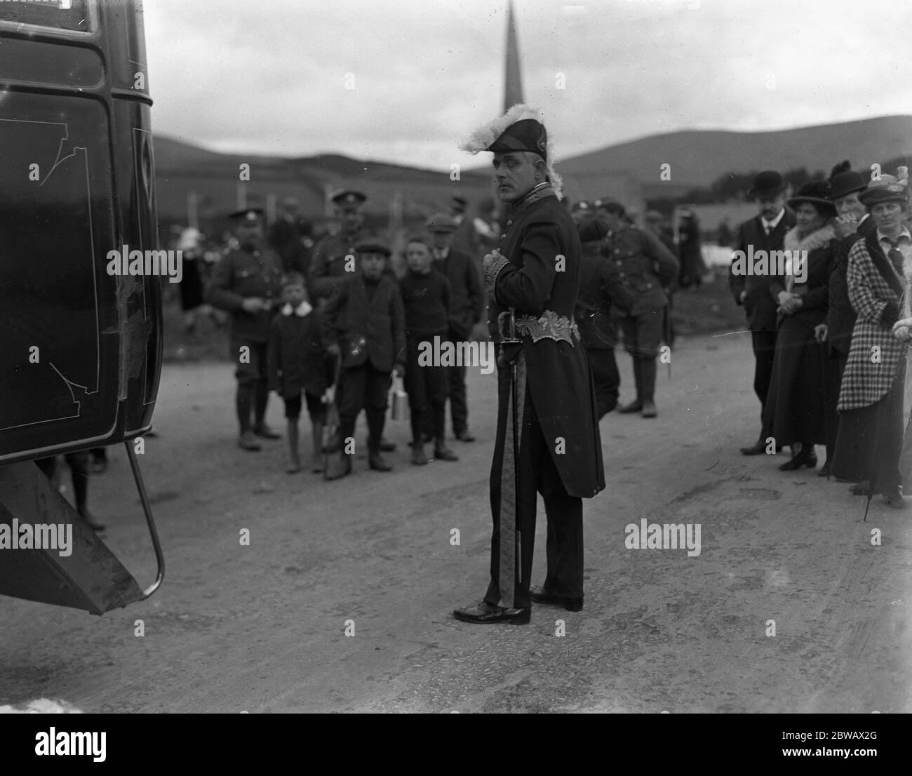 Le tournage de ' The Manxman ' , un conte d'amour étoilé sur l' île de Man . Réalisé par George Loane Tucker et avec Elisabeth Risdon . 1916 Banque D'Images