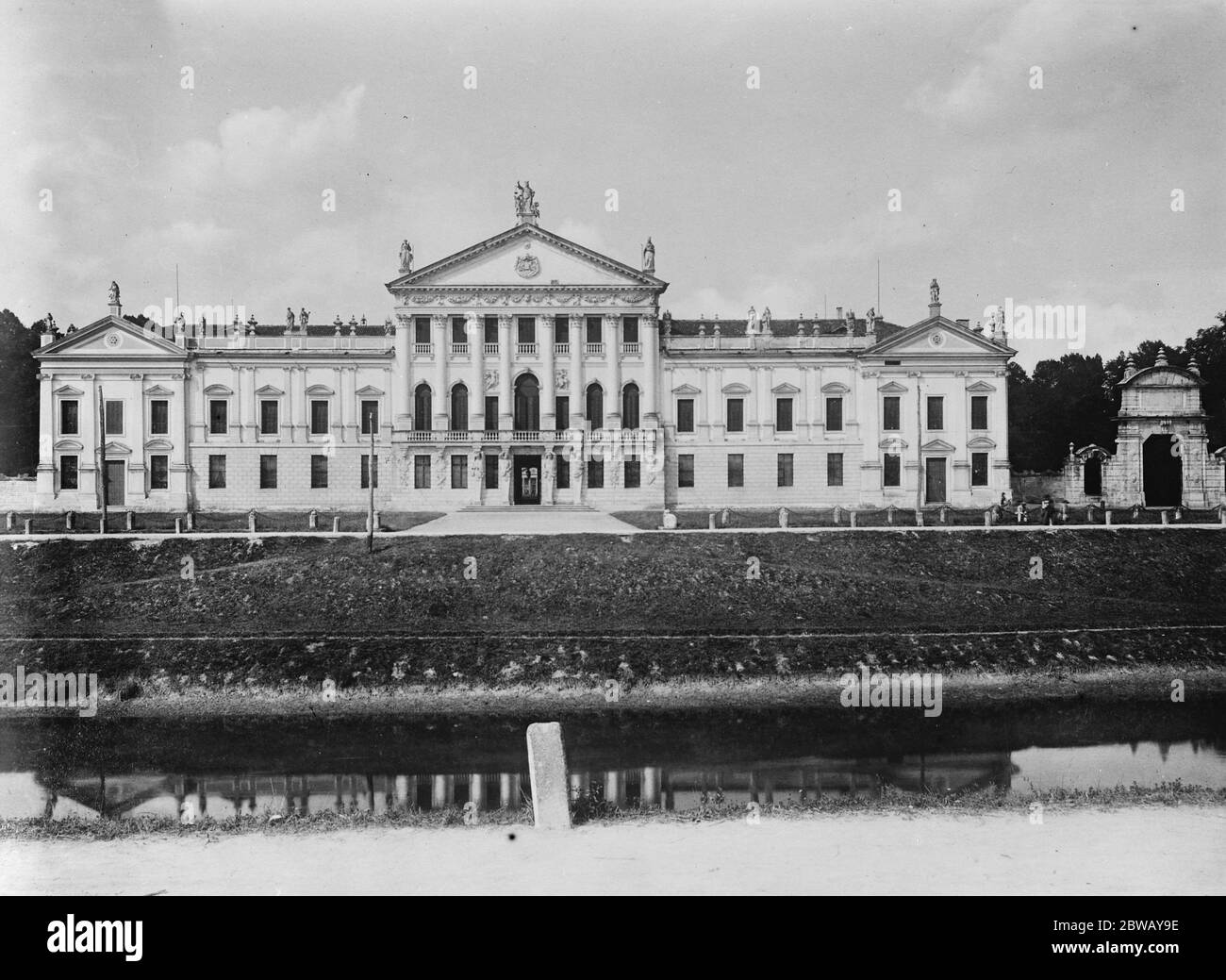 Donné par le roi d'Italie à des fins civiles le roi Victor Emmanuel Villa à Stra près de Venise 10 octobre 1919 Banque D'Images