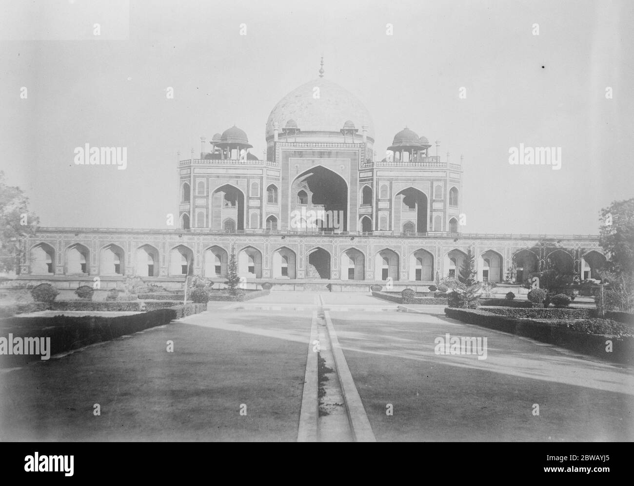 Humayan Tomb , Delhi . 21 novembre 1921 Banque D'Images