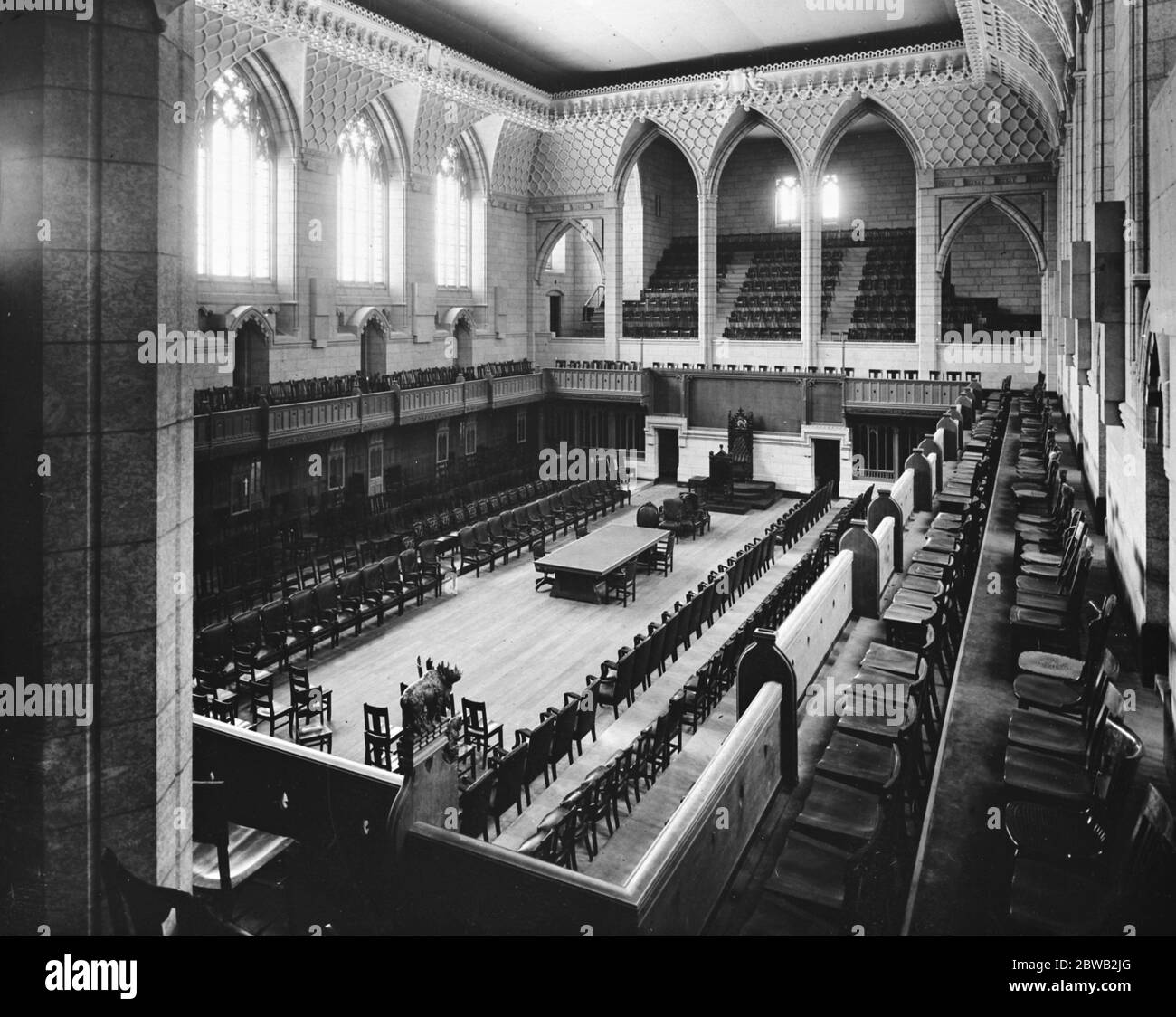 Le duc de Devonshire ouvre un nouveau Parlement à Ottawa la Chambre des communes le 16 mars 1920 Banque D'Images