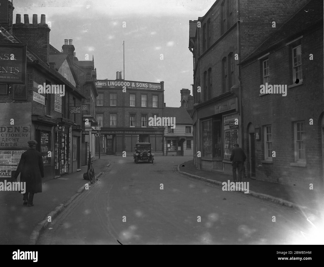 Une vue sur la rue High Street à Bexleyheath , Kent . Banque D'Images