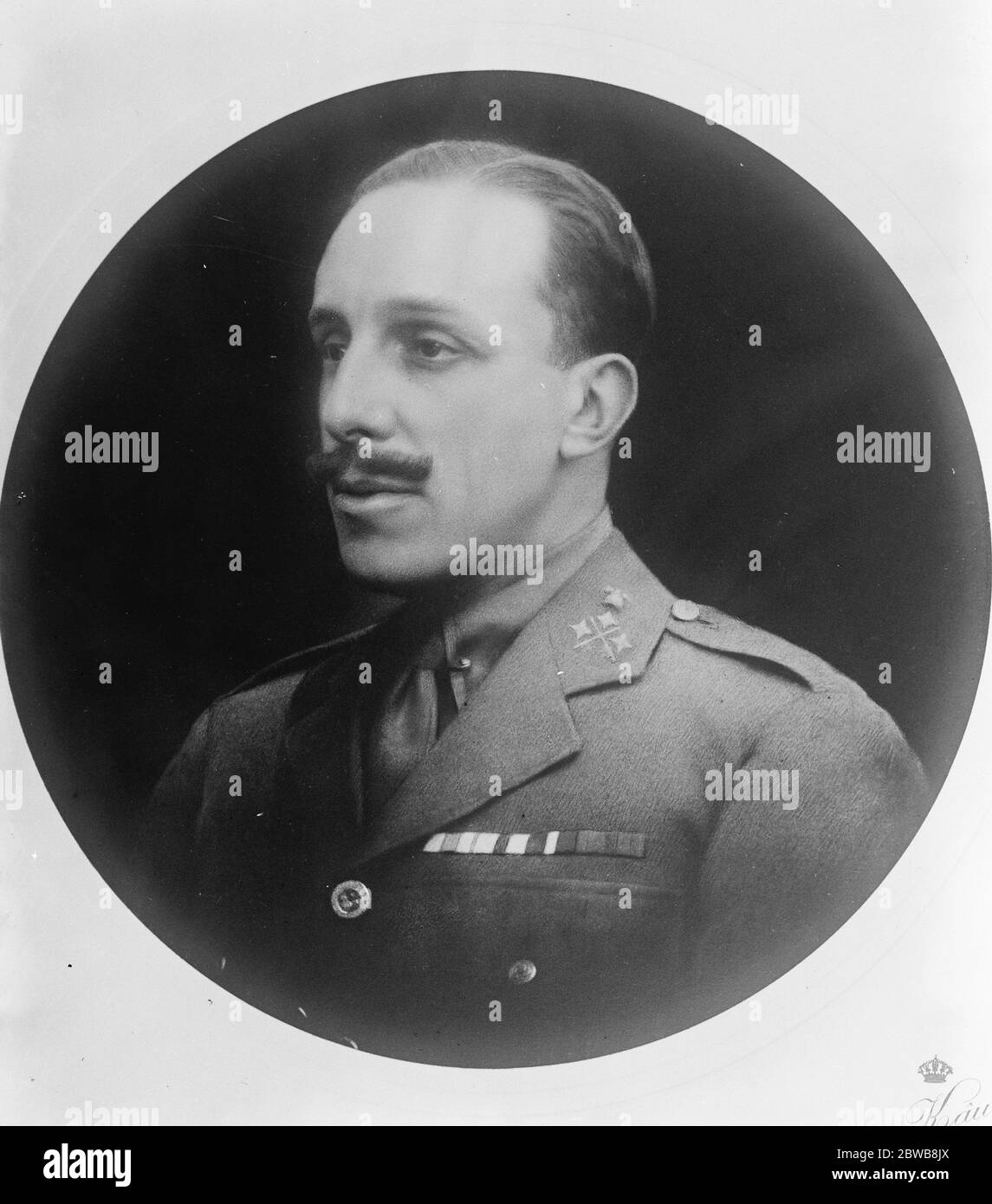 Journée de la joie du roi Alfonso . Le portrait officiel spécial du roi Alfonso d'Espagne pris le 23 janvier à l'occasion de la grande démonstration nationale de loyauté à laquelle 200 , 000 personnes ont participé . 31 janvier 1925 Banque D'Images