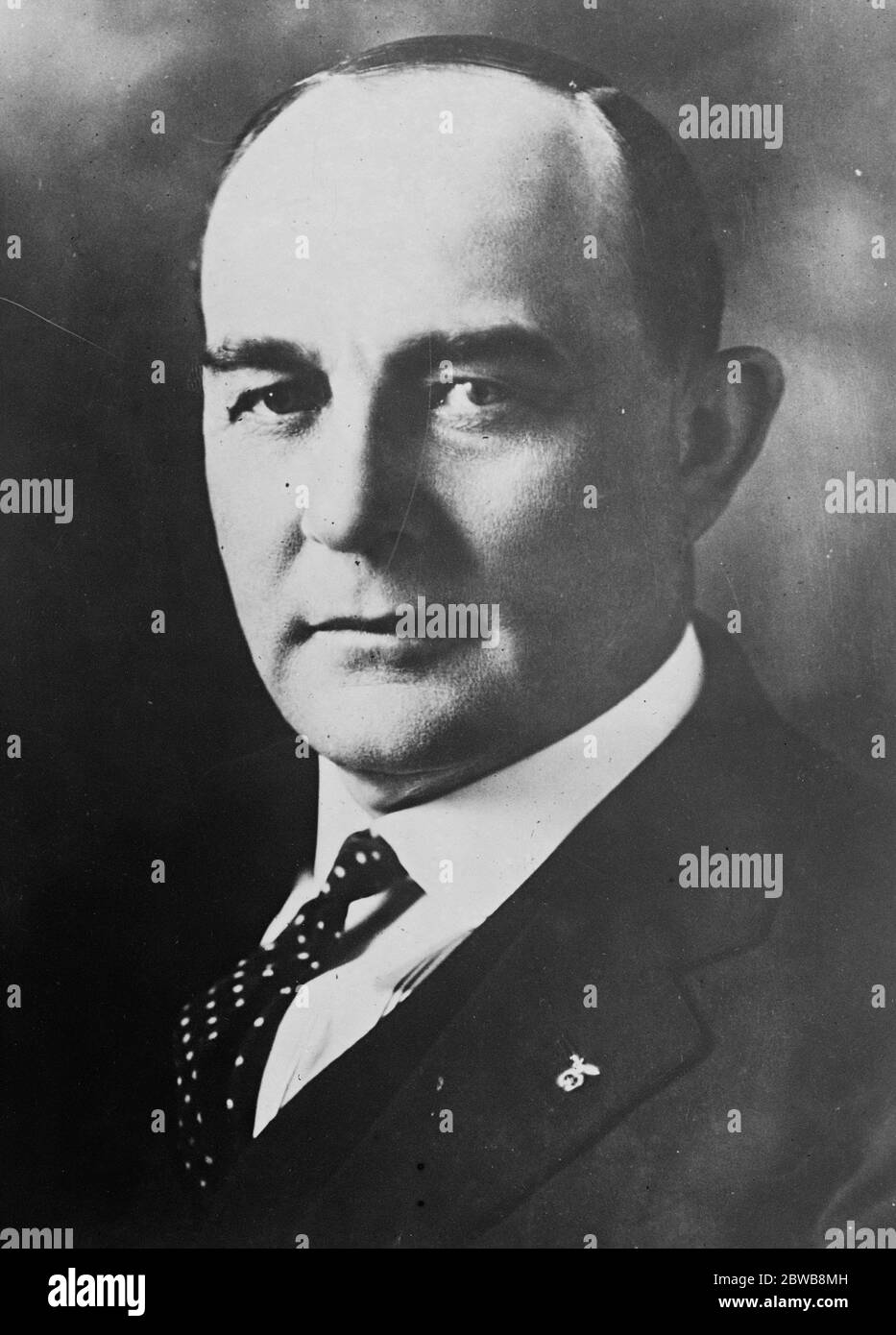 Arrestation d'un gouverneur U S ordonnée . Le gouverneur Jonathan M Davis du Kansas est immédiatement mis en détention son successeur, M. Paulen , est inauguré au poste de gouverneur . 12 janvier 1925 Banque D'Images