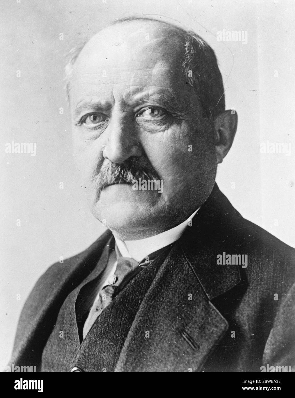 Dr. Georg Michaelis , Chancelier allemand pour quelques mois en 1917 . Banque D'Images