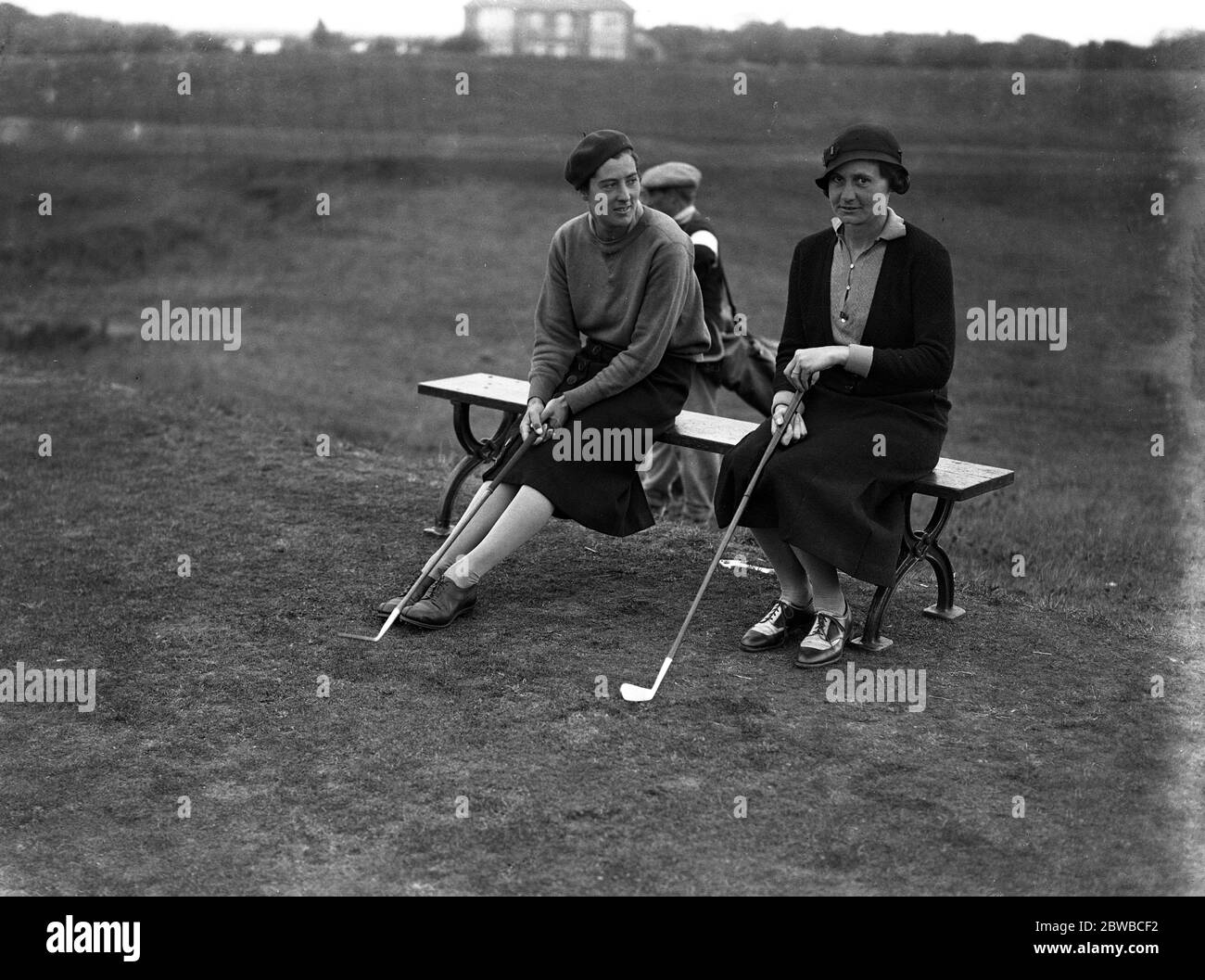 L G U Championship à Seaccroft , Skegness . Lady Eddie ( à gauche ) et Mme H V Newton . Banque D'Images
