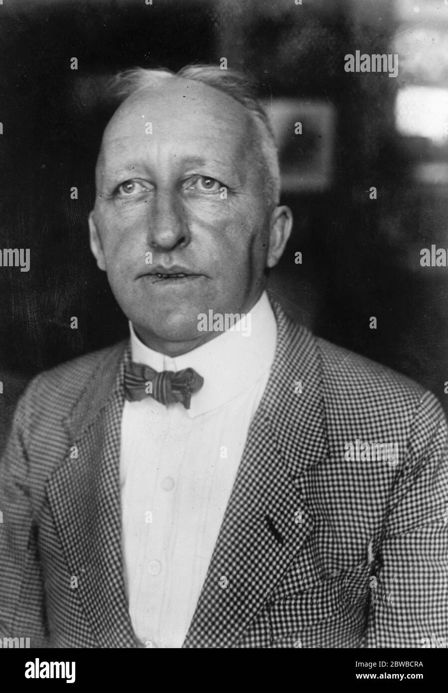 Siegfried Wagner , fils du compositeur et directeur de Bayreuth 6 juin 1869 - 4 août 1930 24 mars 1927 Banque D'Images