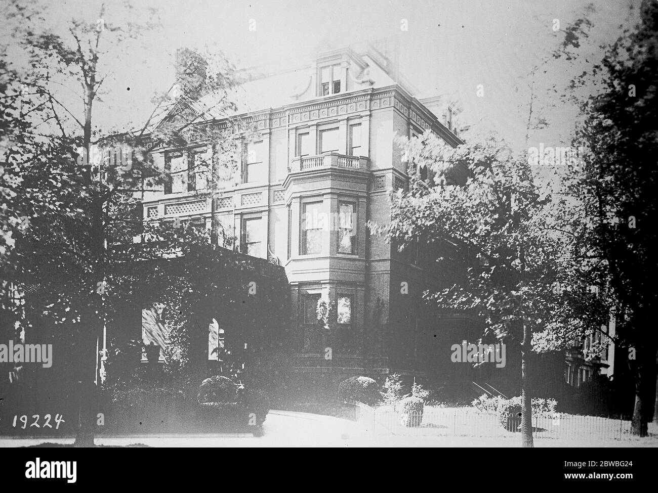 M. Lloyd Georges Home à Washington le Premier ministre M. lloyd George a accepté l'offre de résidence de Mme Gurnee Munn au 1601 Massachusetts Avenue , Washington pour son occupation lors de la conférence de Washington du 15 novembre 1921 Banque D'Images