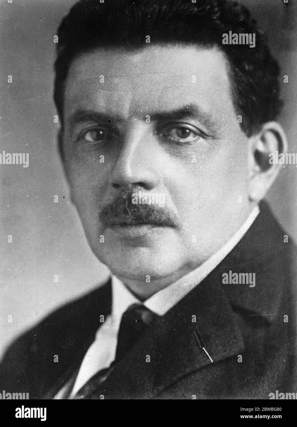 M Herriot , France ex Premier 18 avril 1925 Banque D'Images