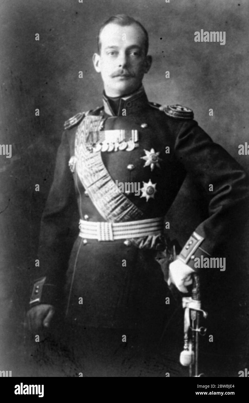 Grand-duc Andrei Vladimirovich de Russie 25 août 1923 Banque D'Images