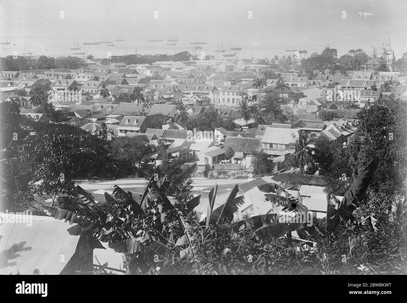 Trinité-et-Tobago 13 décembre 1919 Banque D'Images