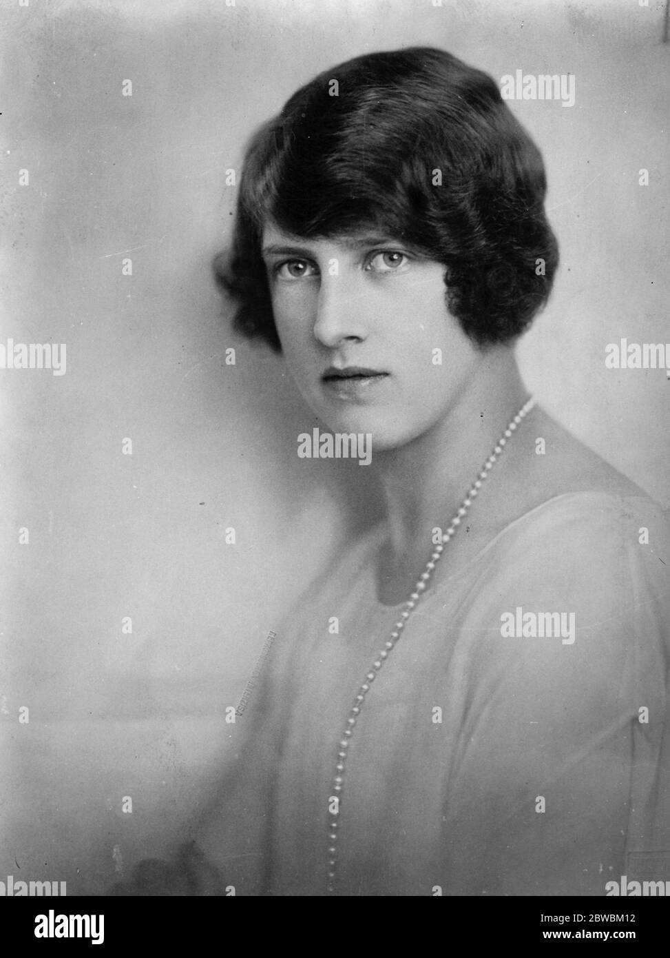 Pour visiter Londres ce mois-ci . Princesse Irene de Grèce , deuxième sœur de l'ex roi George . 2 mai 1924 Banque D'Images