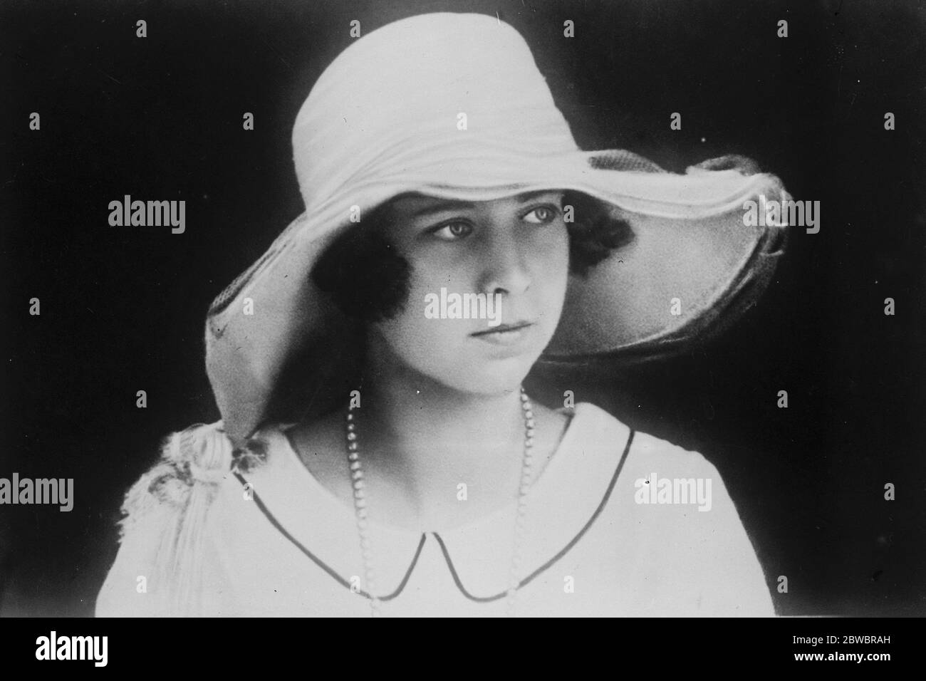 Princesse Marie José de Belgique . 4 février 1927 Banque D'Images