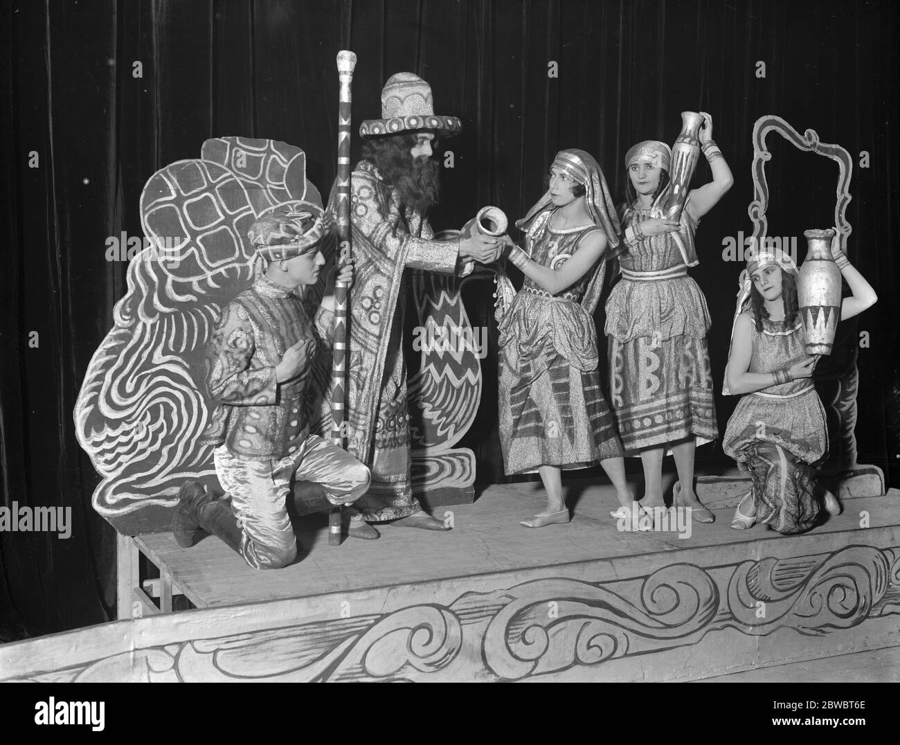 Le Miroir Juif au Pavillon de Londres . Éléazar et Rebecca . 3 mars 1926 Banque D'Images