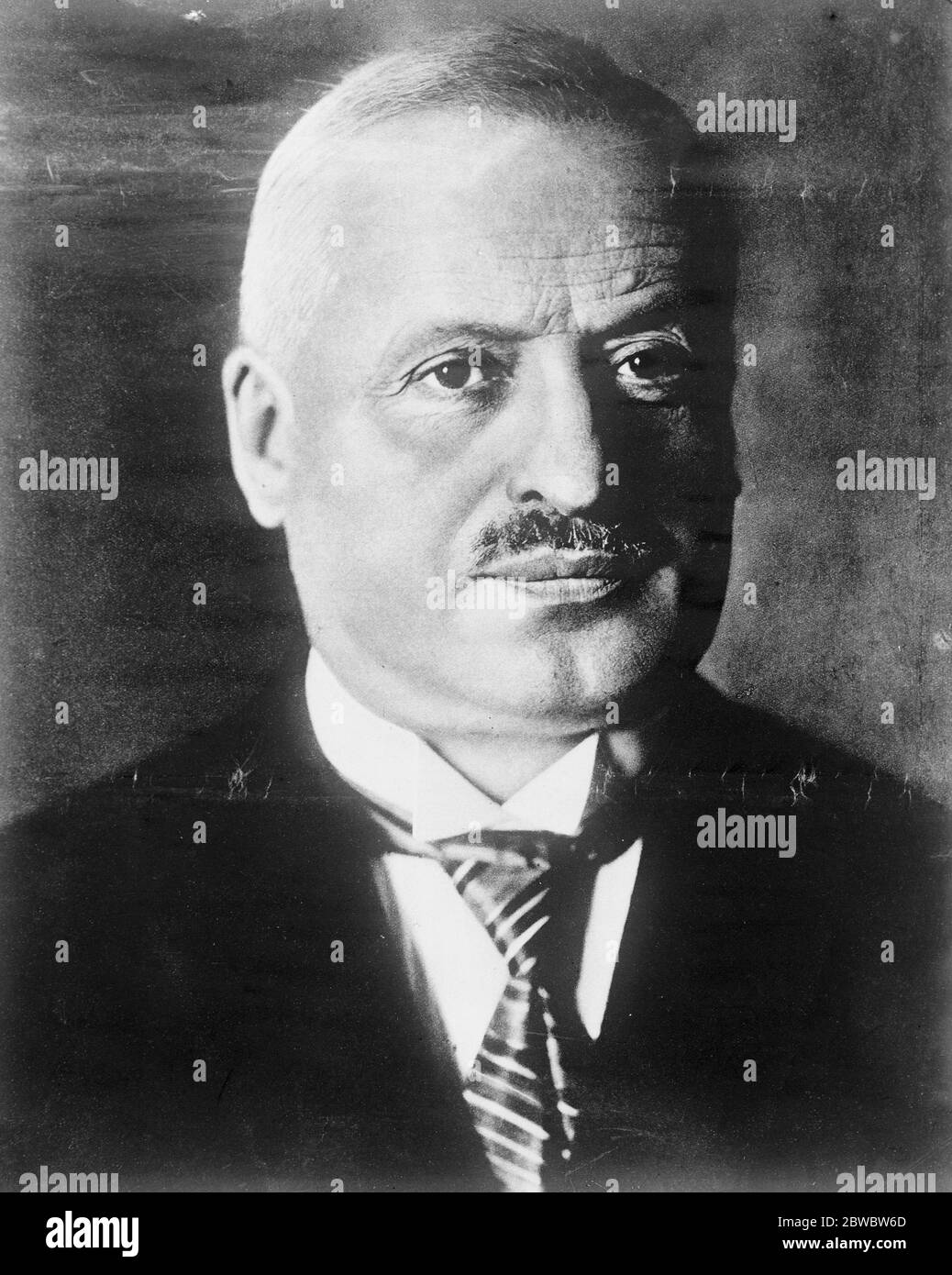 Guiseppe Motta , Nouveau président suisse 18 décembre 1926 Banque D'Images