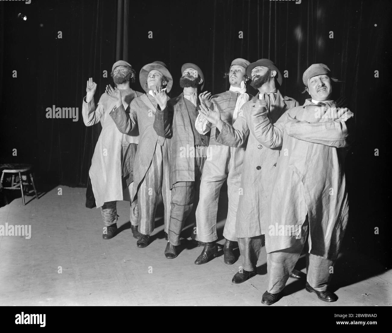 Le Miroir Juif au Pavillon de Londres . Les six Frères . 3 mars 1926 Banque D'Images
