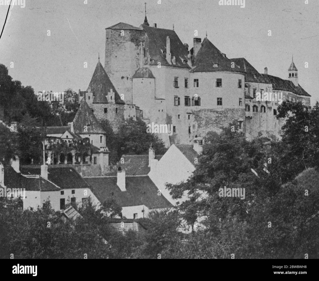 Le château de Raaes , scène d'une violente querelle entre le prince Orloff et le baron Klinger , tous deux ont été blessés , et en conséquence , Baronesss Klinger s'est suicidé . 5 juin 1926 Banque D'Images