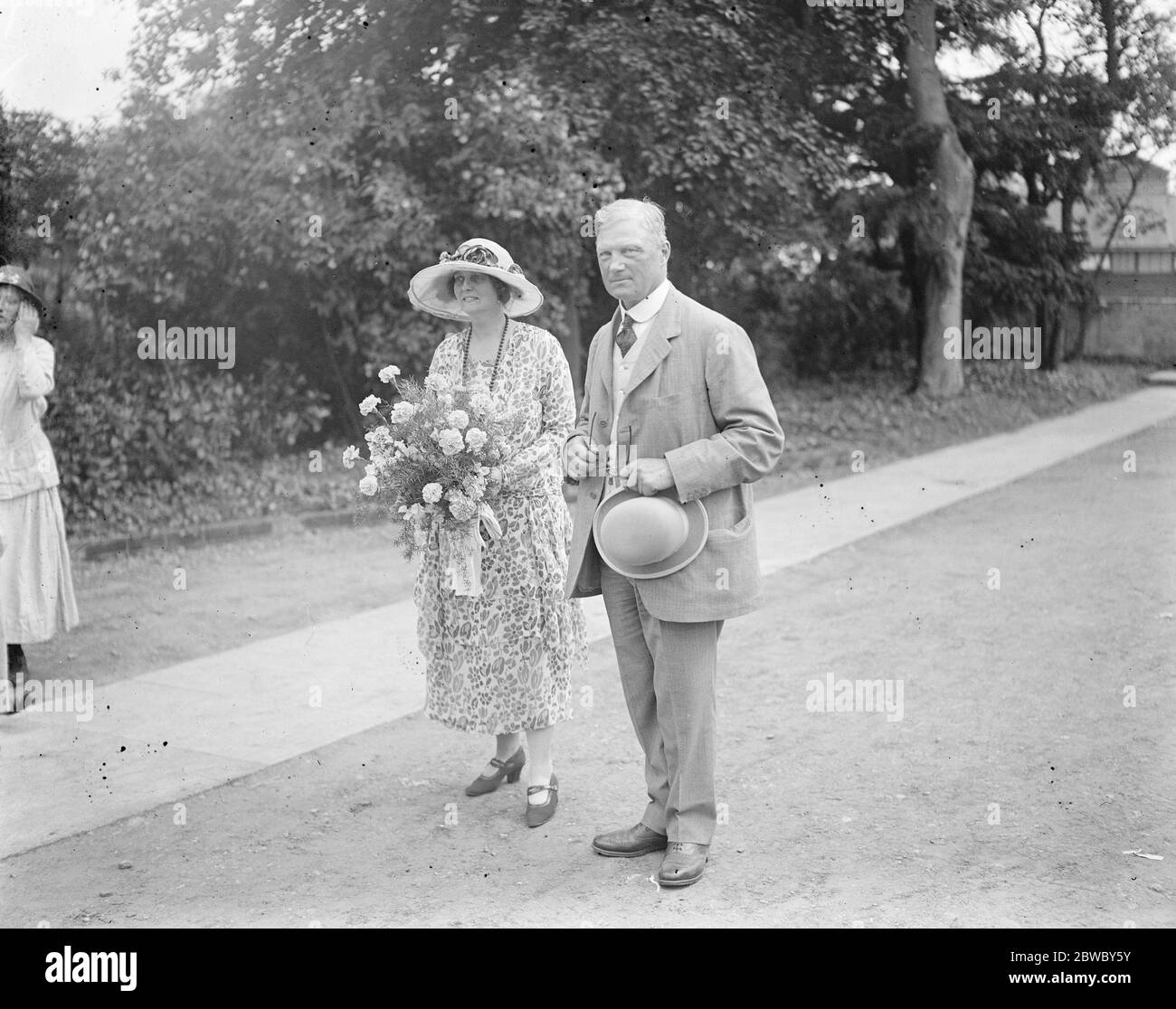 King visite l'intiture pour la recherche dans la daïnification au Shinfield Manor , Reading . 12 juin 1925 Banque D'Images