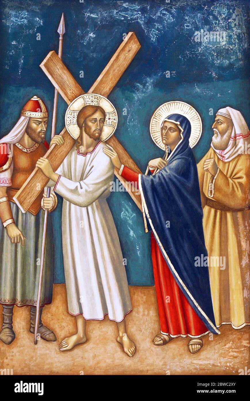 jesus rencontre sa mere