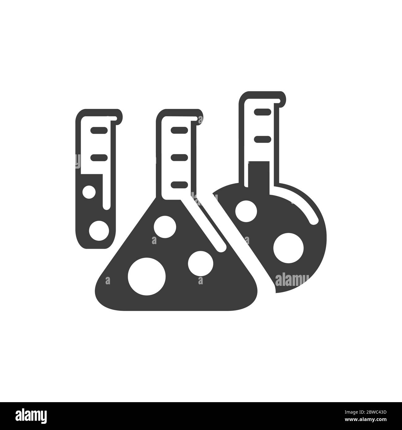 Icône de chimie Banque D'Images