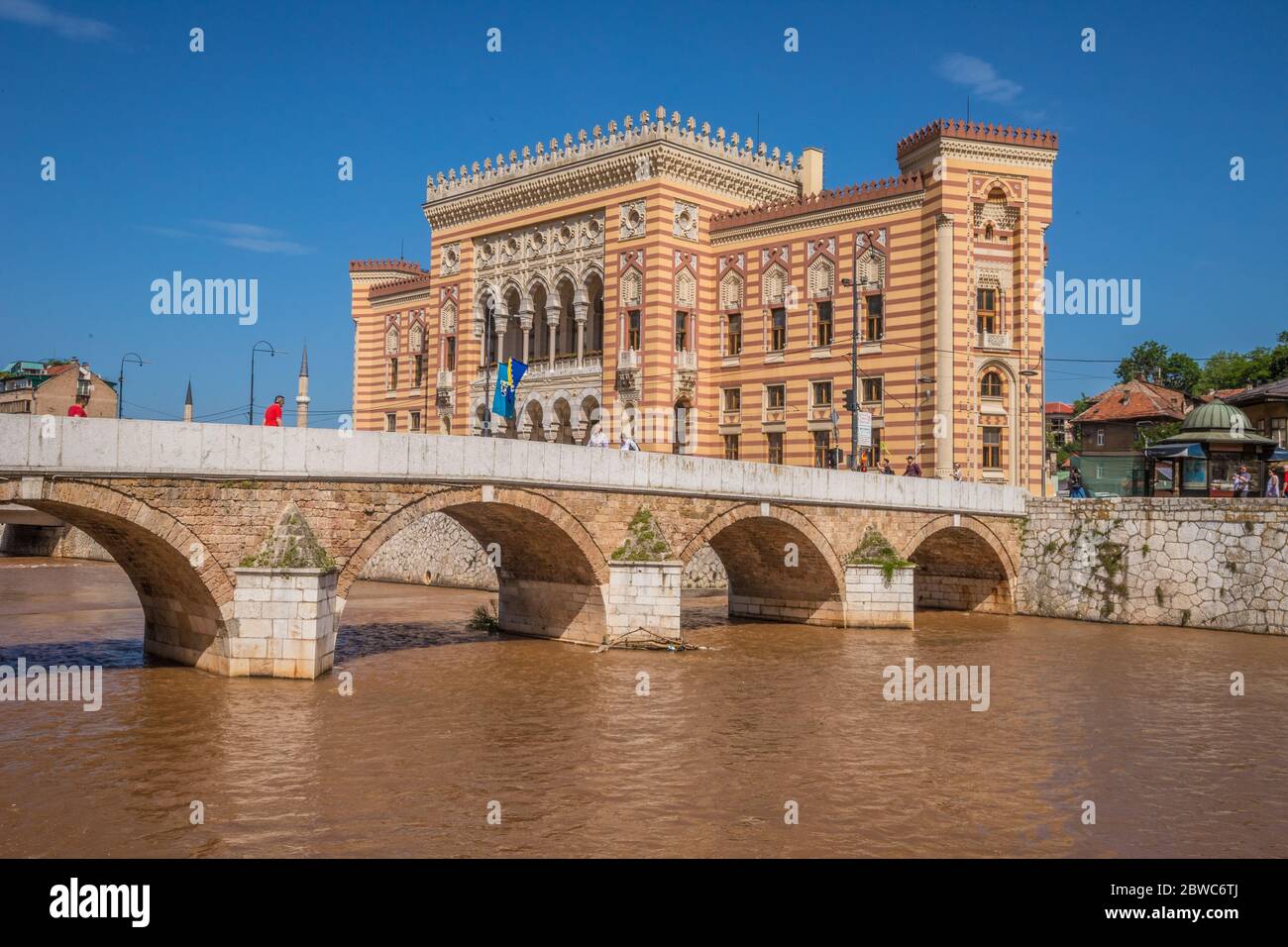L'ancien pont en pierre Banque D'Images