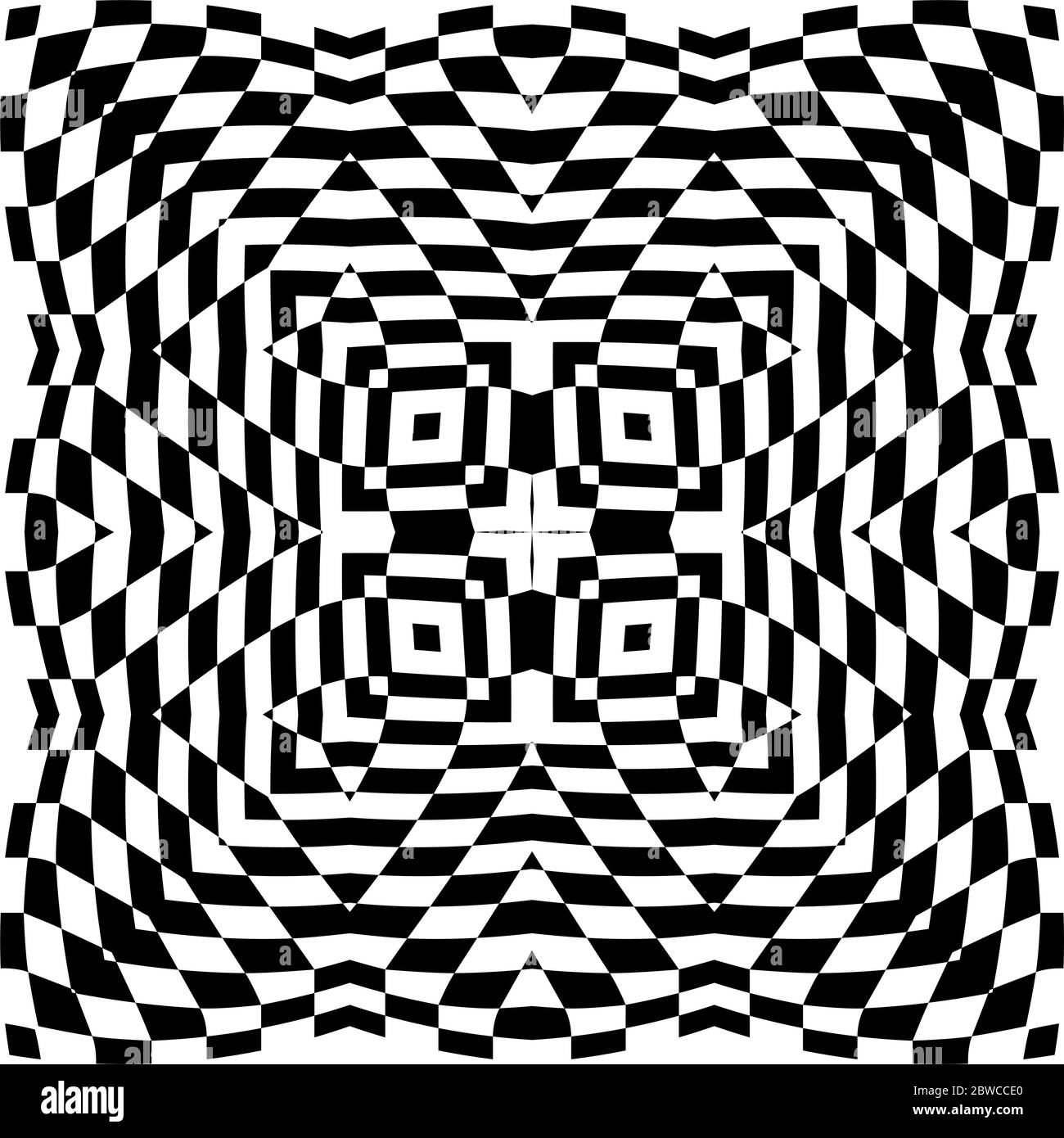 Illustration du vecteur d'arrière-plan illusion optique Illustration de Vecteur