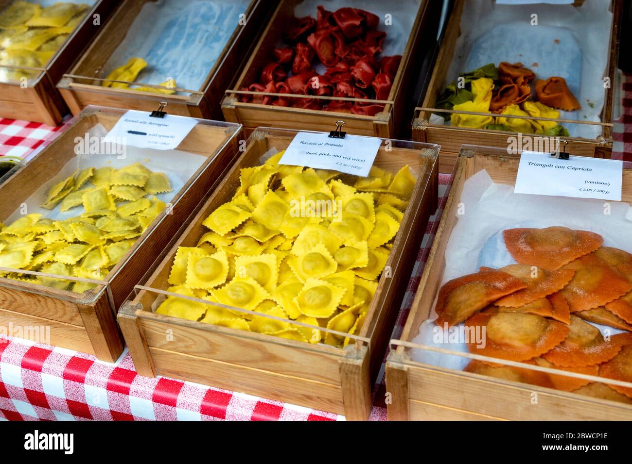 Pâtes di Grazia, pâtes fraîches artisanales Banque D'Images