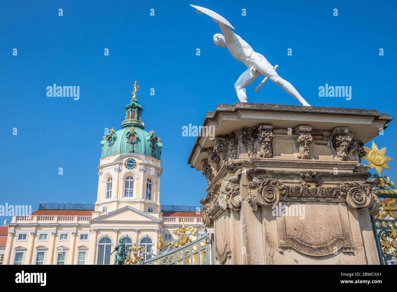 Le château de Charlottenburg à Berlin Banque D'Images