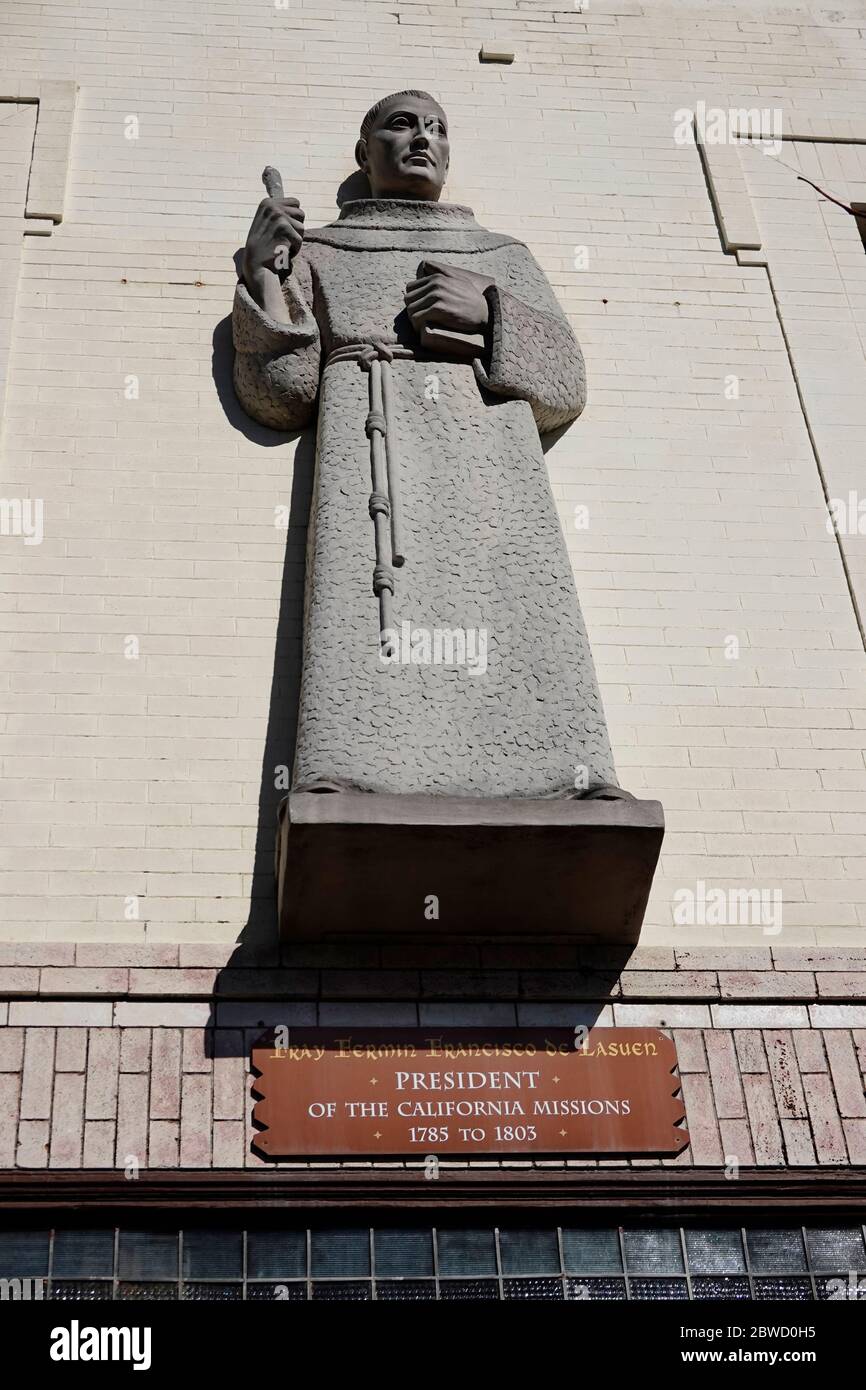 Mission San Buenaventura centre ville Ventura CA Banque D'Images