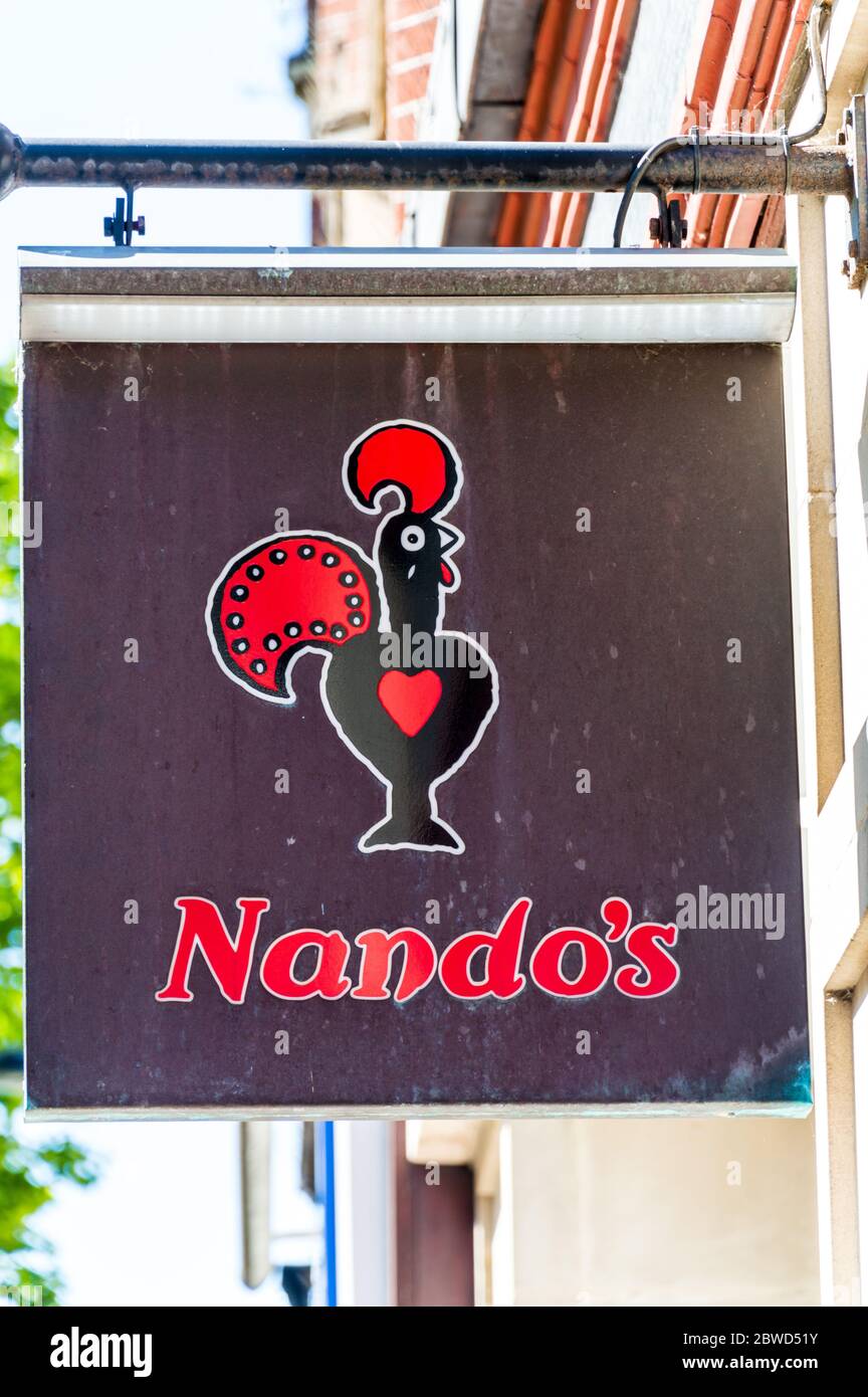 Restaurant Nandos Banque D'Images