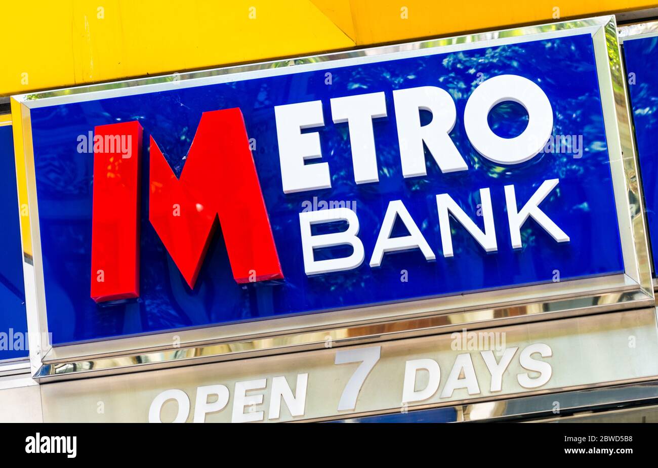 Metro Bank Banque D'Images