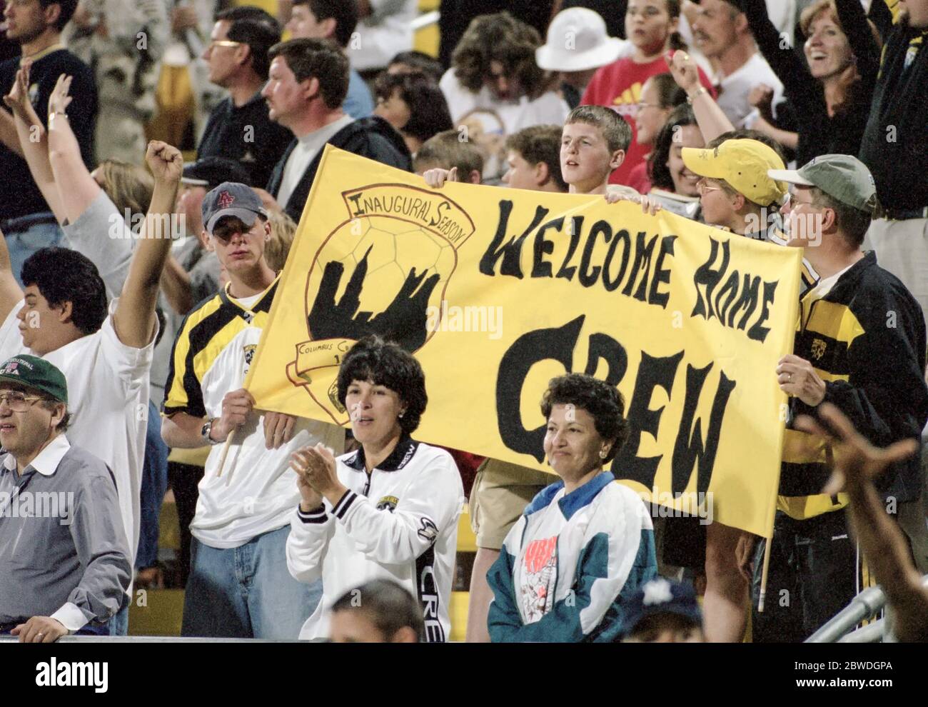 Premier match de l'équipage Banque D'Images