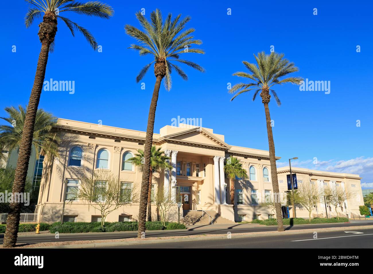 Phoenix Union High School, centre-ville de Phoenix, Arizona, États-Unis Banque D'Images