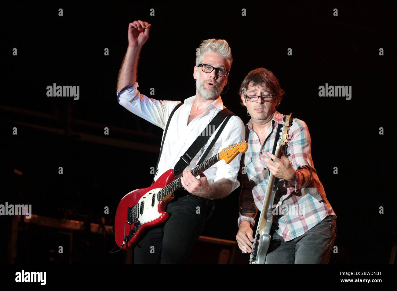 RIO DE JANEIRO, 20.09.2013: Matchbox Twenty se produit à la scène principale du Rock à Rio V à Rio de Janeiro (Néstor J. Beremnum / Alamy News) Banque D'Images