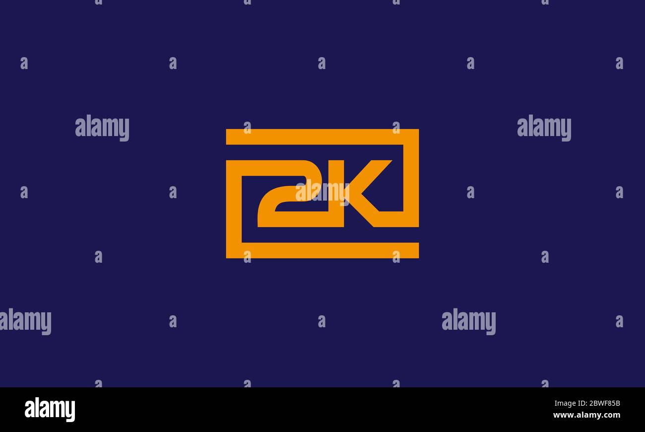 logo 2k . abstrait 2k design d'icône avec style populaire propre et moderne . illustration vectorielle eps10 Illustration de Vecteur