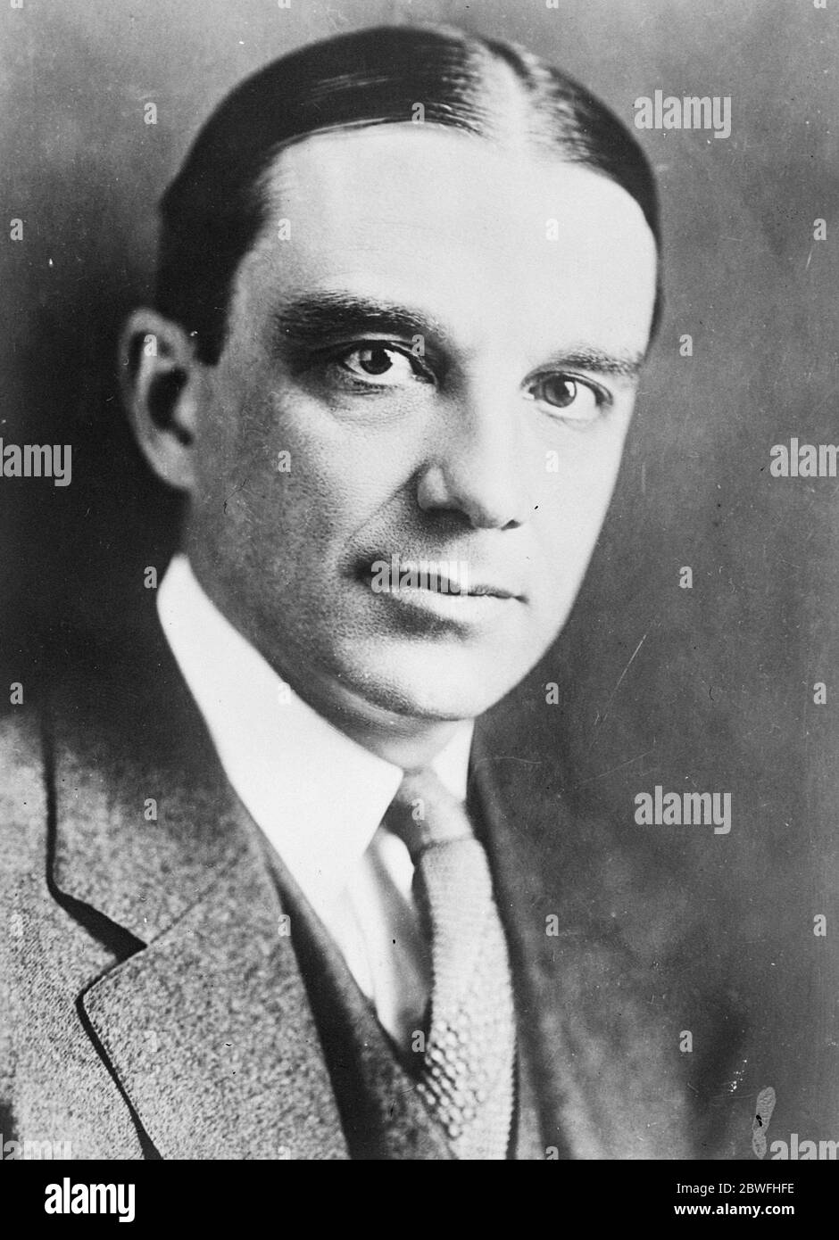 Conférence inter-alliée . L'avis qui s'est tenu à Washington est que le Président Coolidge serait heureux de voir M. Owen D . Jeune nommé agent général pour les réparations dans le cadre du plan Dawes . 19 juillet 1924 Banque D'Images