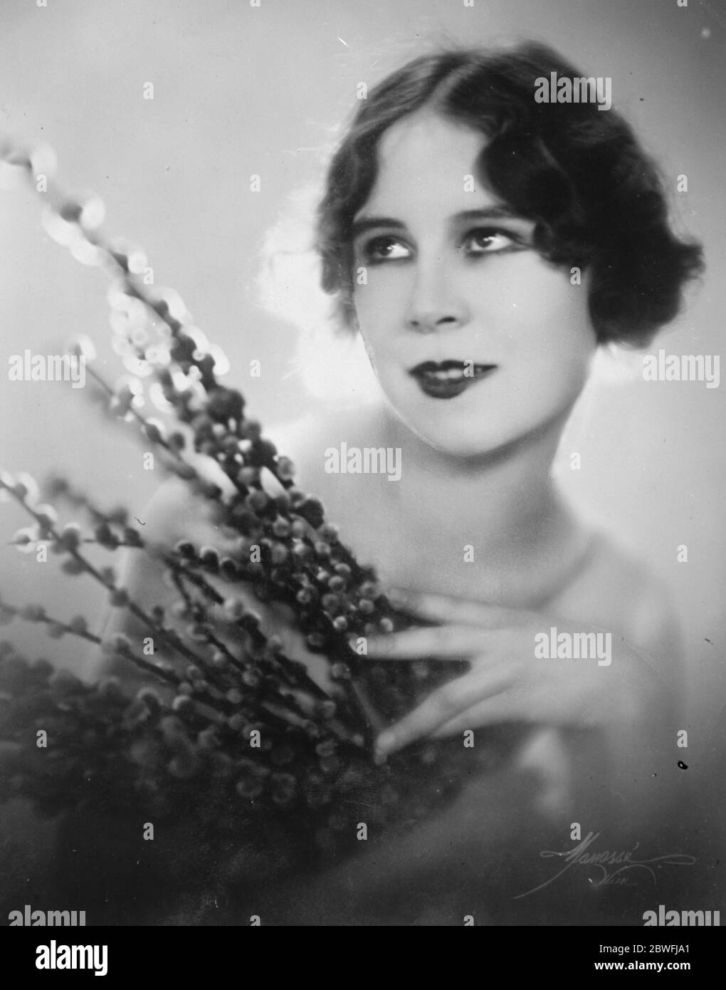 Mme Hildegarde Sturmer . 14 juin 1927 Banque D'Images