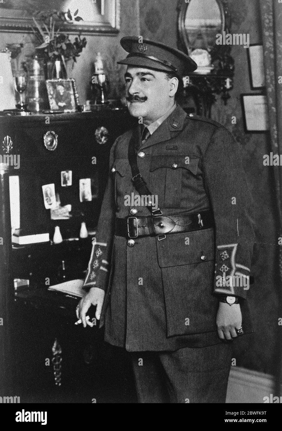Capitaine H L Zeitun 17 septembre 1923 Banque D'Images