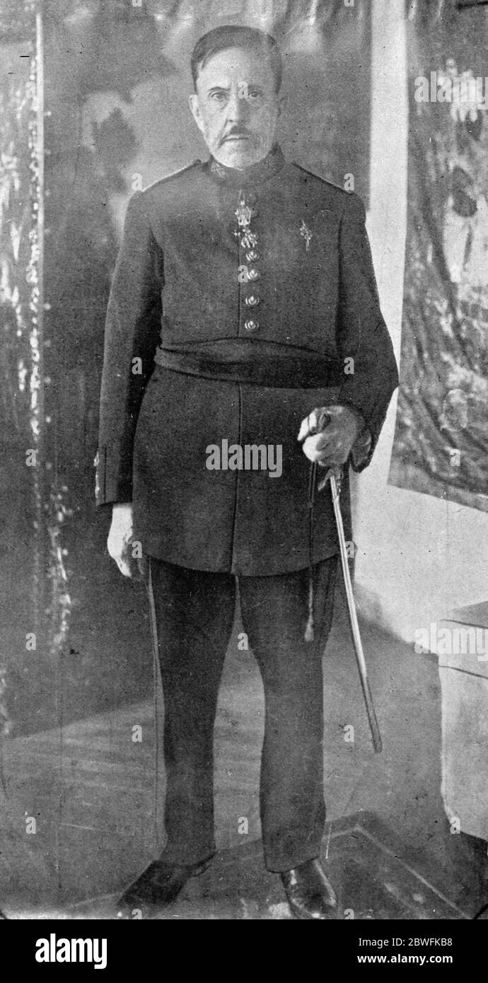 Général Don Valeriano Weyler . 20 mars 1924 Banque D'Images