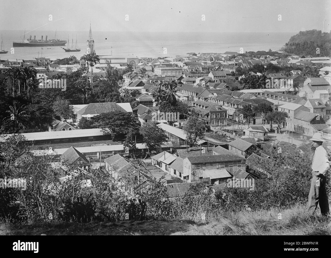 Martinique 4 novembre 1925 Banque D'Images