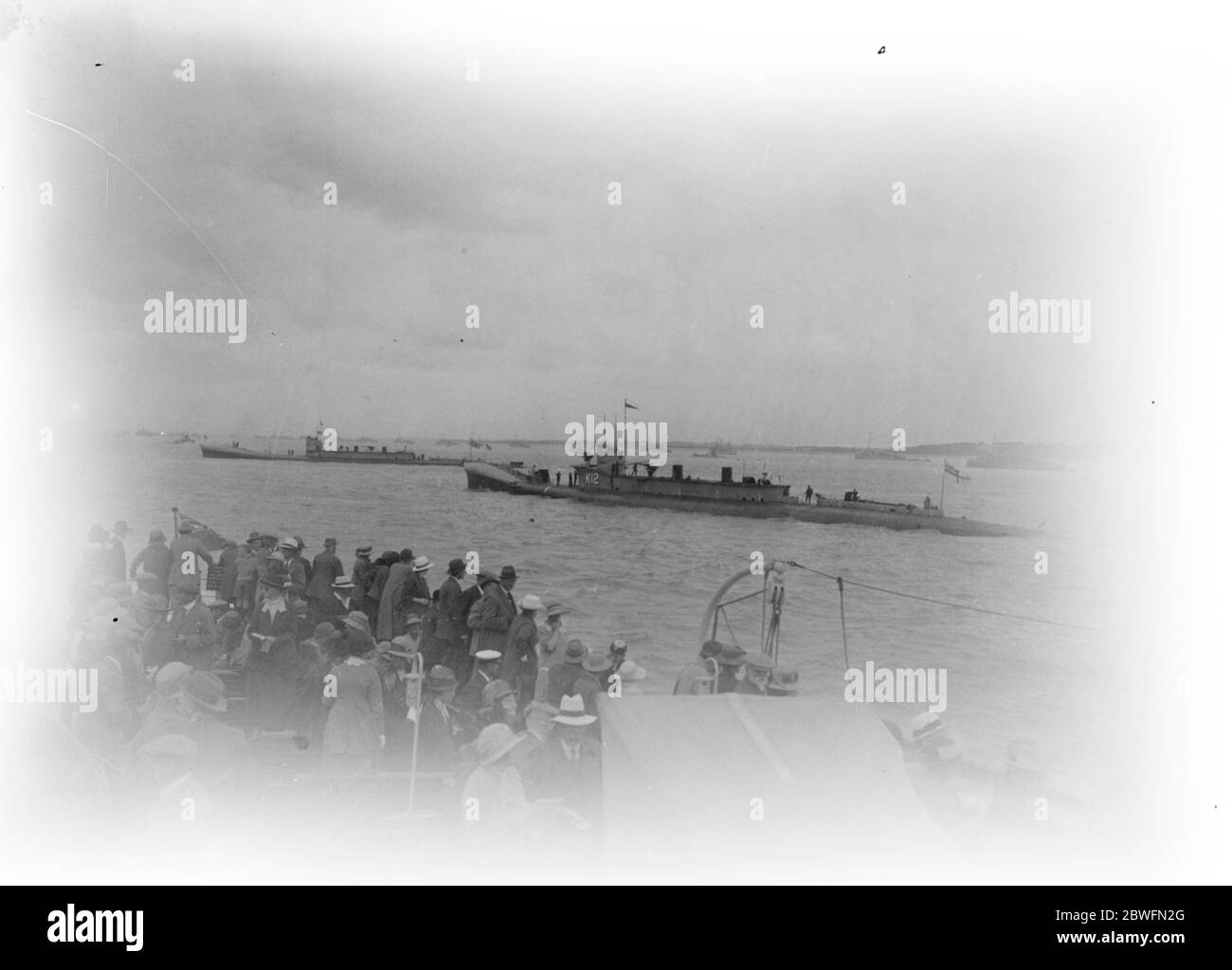 Examen naval à Spithead sous-marin K 12 26 juillet 1924 Banque D'Images