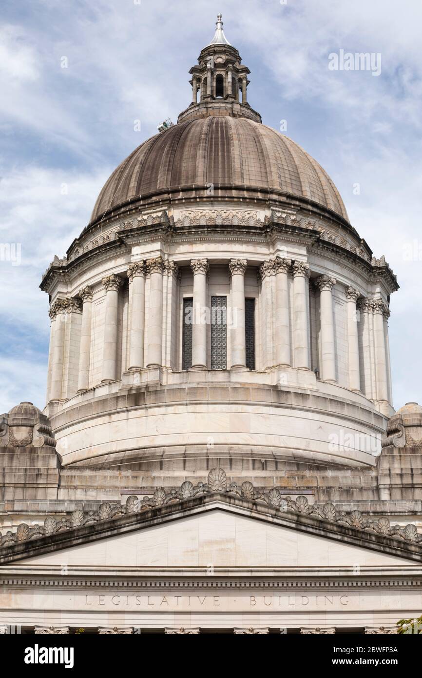 Bâtiment législatif, Olympia, Washington, États-Unis Banque D'Images