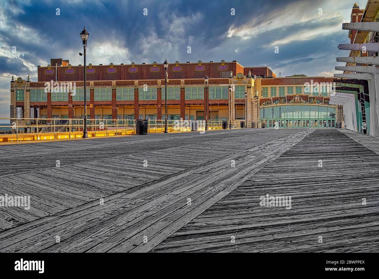 Centre de congrès d'Asbury Park Banque D'Images