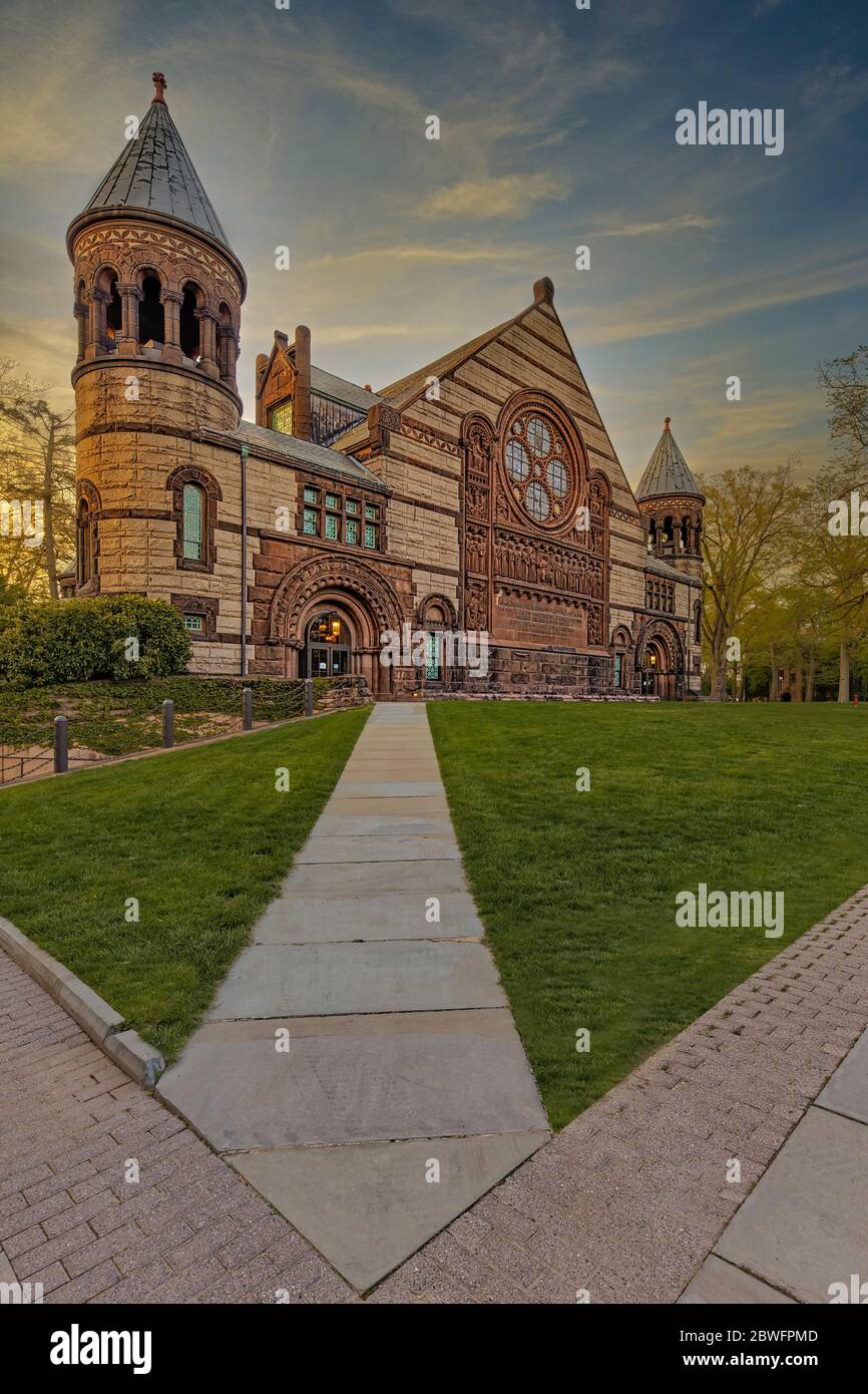 Alexander Hall Princeton - Alexander Hall qui abrite l'Auditorium Richardson. Banque D'Images