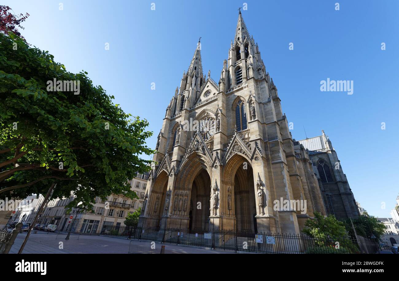 Basilique de saint clotilde Banque de photographies et d’images à haute résolution Alamy