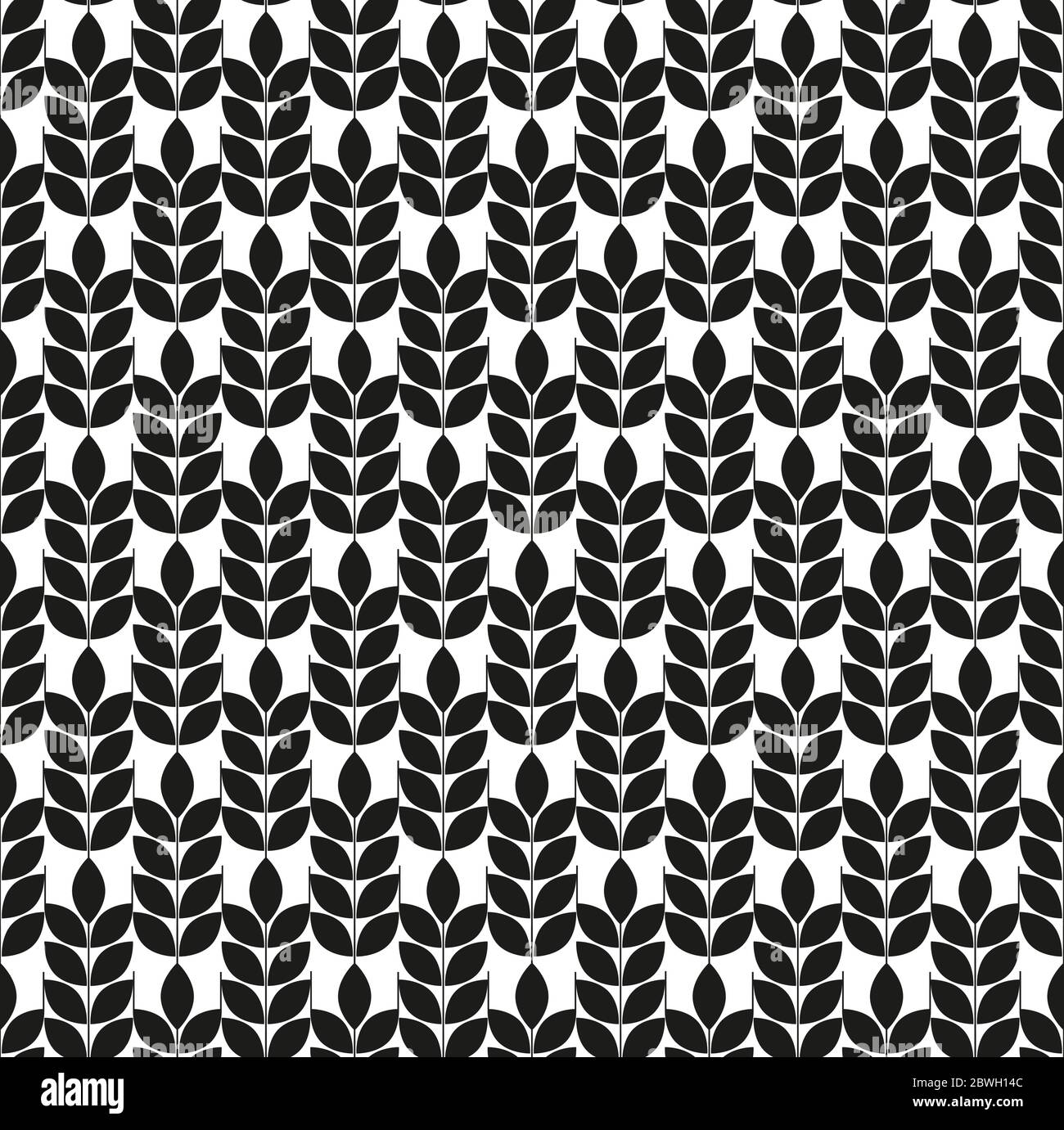 Fond blé sans couture. Fond blé vecteur noir Illustration de Vecteur