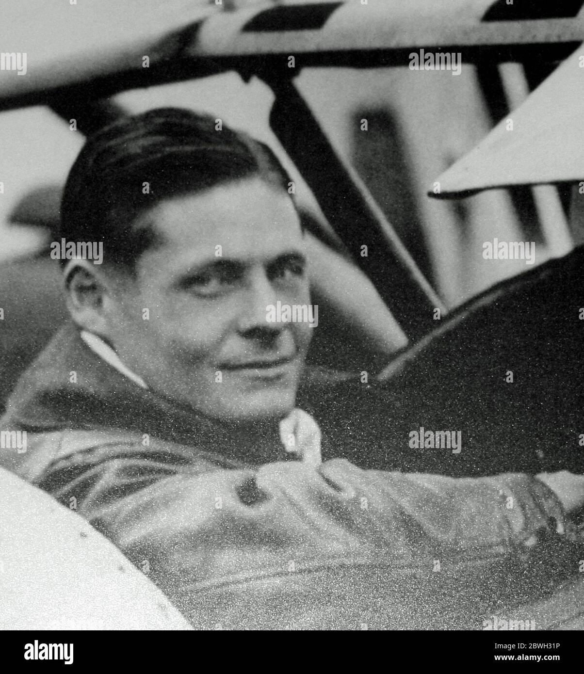 Lawrence Sperry, Lawrence Burst Sperry (1892 – 1923) pionnier de l'aviation. Banque D'Images